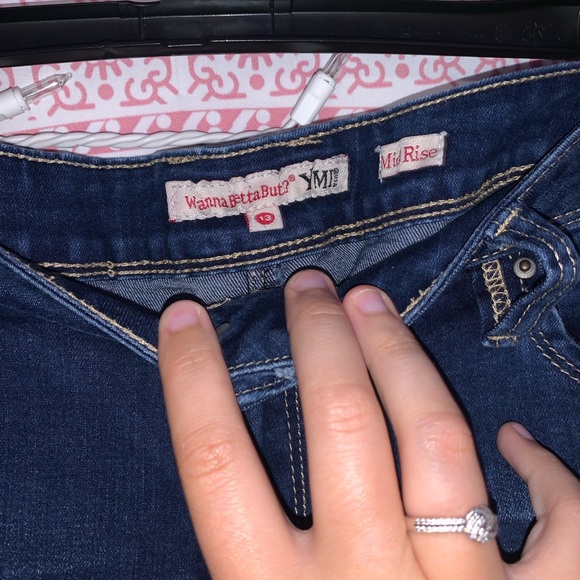 size 13 mid rise skinny jeans - Picture 2 of 3